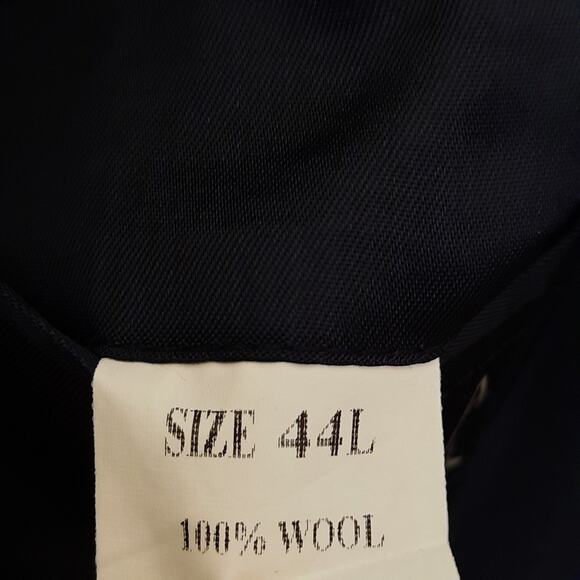 Jos. A. Bank 44L Blazer Men Wool 2-Button Gray Subtle Plaid Made in Mexico - Picture 4 of 8